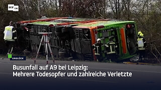 Busunfall auf A9 bei Leipzig: Mehrere Todesopfer und zahlreiche Verletzte