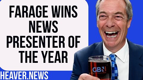 Nigel Farage TV Award WIN Triggers Establishment Meltdown