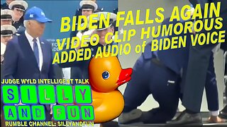 Biden Falls Again Video Clip with Zoom Humorous & Added Audio of Actual Biden Voice Enjoy Like Share