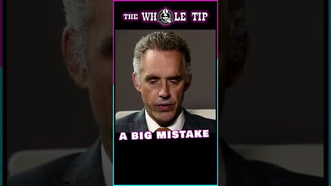 A BIG MISTAKE - Jordan Peterson man with a plan #shorts #short