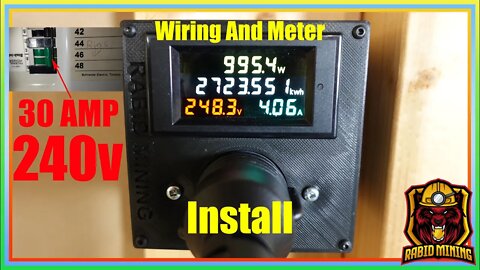 Crypto Mining On 240v How To Set Up A 240v Line With A Power Meter