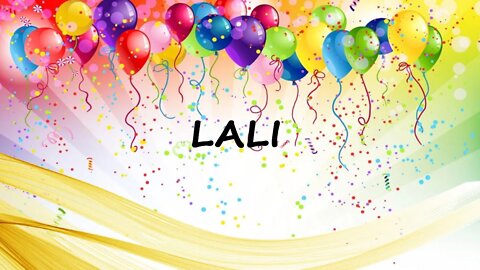 Happy Birthday to Lali - Birthday Wish From Birthday Bash