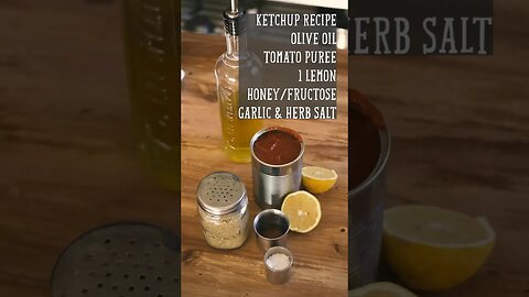 DIY Homemade Healthy Ketchup Recipe #shorts