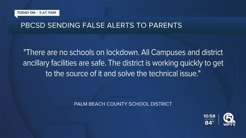 Robocall says 'technical glitch' causing false alerts for Palm Beach County public schools