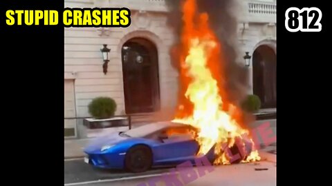 Stupid crashes 812 August 2023 car crash compilation