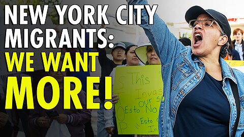 Migrants Protest for EVEN MORE Free Government Benefits in New York City