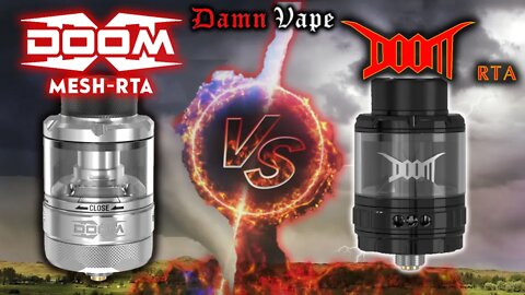 Damn Vape Doom RTA vs Doom X RTA Comparison Review