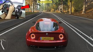 ALFA ROMEO 8C COMPETIZIONE Forza Horizon 4 gameplay Logitech g29