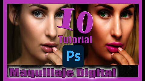 🆕 Como Maquillar en Photoshop 2021 ✅ Maquillaje Digital ✅ Tutorial 10