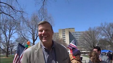 Kris Kobach Interview at the Peace Rally in Topeka, Kansas, March 26th, 2022