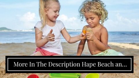 More In The Description Hape Beach and Sand Toys Rain Shovel Toys, Blue (E4050)