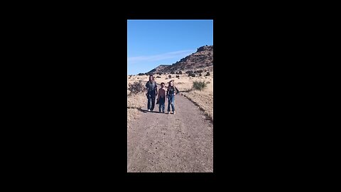 Climbing Black Mesa. The highest place in Oklahoma