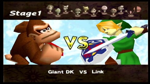 Smash Remix 9.2 Play As Giant Donkey Kong (N64)On Wii