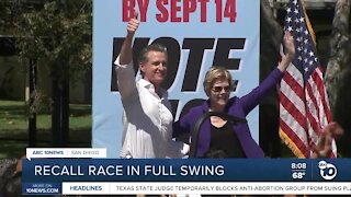 Sen. Elizabeth Warren campaigns for Gov. Gavin Newsom