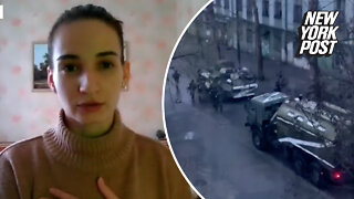 Ukrainian woman claims Russian troops raping women in Kherson