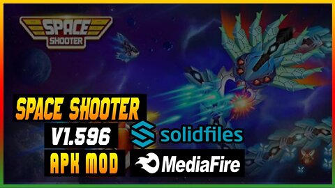 Space shooter v1.596 Apk Mod [GOD MODE/ALTO DANO] - ATUALIZADO