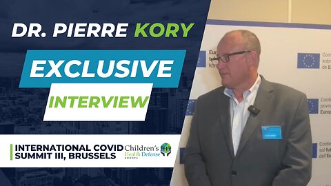 Interview with Dr. Pierre Kory at the International Covid Summit III | European Parliament 2023