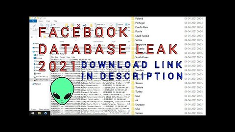 [Download]•FB•Leaked•2021•Database | #Crackleak | Vaimpier Ritik | Link in Description