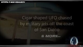 Cigar Shaped UFO Chased By US Military & More UFO INFO... #VishusTv 📺