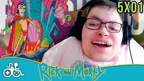 O Sr. Resplendor CHEGOU na 5ª Temporada de Rick & Morty - 5X01 REACT DUBLADO PT-BR