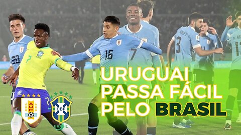 Em atuação ruim Brasil é superado pelo Uruguai em Montivideu