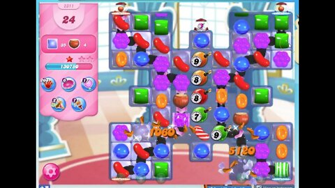 Candy Crush Level 2311 Audio Talkthrough, 3 Stars 0 Boosters