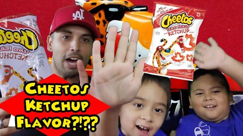 Cheetos Leaves Feuilles Ketchup Review From Canada