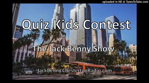Quiz Kids Contest - Jack Benny Show