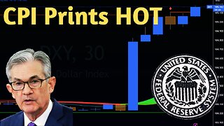 $CPI Prints HOT! Inflation UP, Dollar PUMPS While $Bitcoin DUMPS!