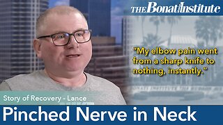 Lance suffered from a Pinched Nerve in his neck after an accident at work.