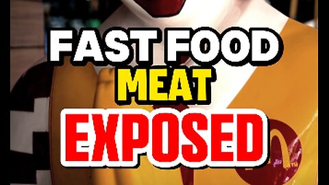 Fastfood meat exposed