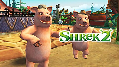 SHREK 2 (PS2) #9 - Os Três Porquinhos! (Legendado em PT-BR)