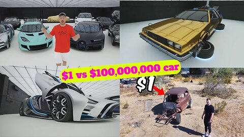 $1 vs $100,000,000 Car!