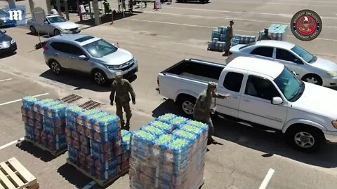 Video: Mississippi residents receive bottled water as water crisis continues