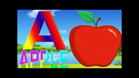A FOR APPLE | A FOR APPLE B FOR BALL | PHONICS SONG | ABC SONG | ALPHABET A TO Z