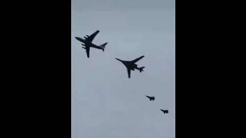 Russia Bombers & Jet Fighters inside Ukraine