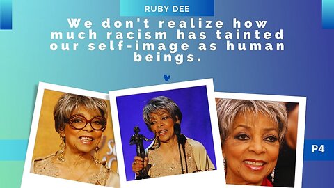 The BEST interview given by Ruby Dee - P4