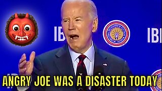 Joe Biden was a SLURRING MESS in Today’s Speech 🤦‍♂️