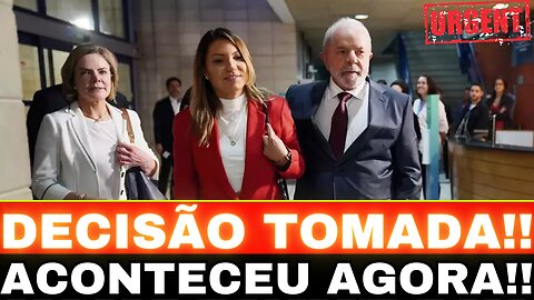 BOMBA!! LULA TOMA DECISÃO AS PRESSAS!! NOTÍCIA ABALA O PAÍS!!