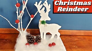 DIY - How to Make Christmas reindeer decoration