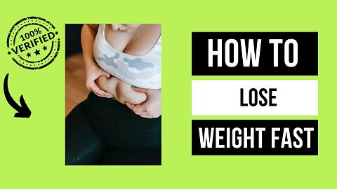 How to lose weight fast in one Week.