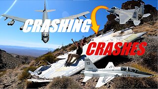 Finding crashed Military aircraft in the desert.