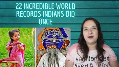 22 Incredible World Records Indians Did Once l REACTION l Brazilian React