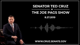 Sen. Ted Cruz on the Joe Pags Show Discussing Hurricane Harvey, Immigration, and the Supreme Court