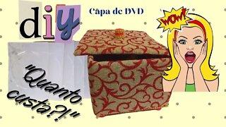 5 CAPAS DE DVD!! RECICLE FAZENDO UM ORGANIZADOR!!!!
