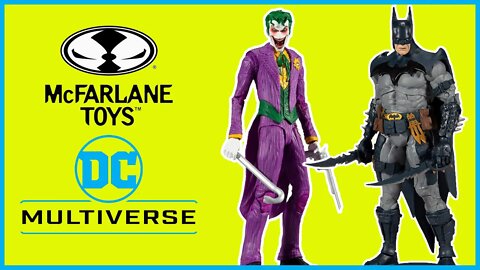 McFarlane Designed Batman and Joker Action Figures! Unboxing Review!