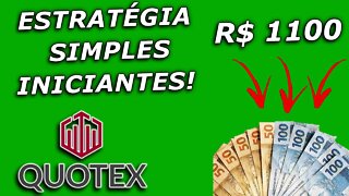 ✅ Estratégia FÁCIL para Iniciantes na Quotex que me rendeu R$1000 em 11 minutos!