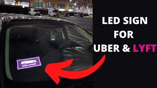 Lyft Sign for Cars Uber and Lyft LED Sign