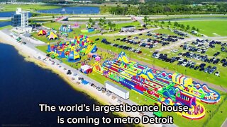 World's largest bounce house coming to metro Detroit this spring