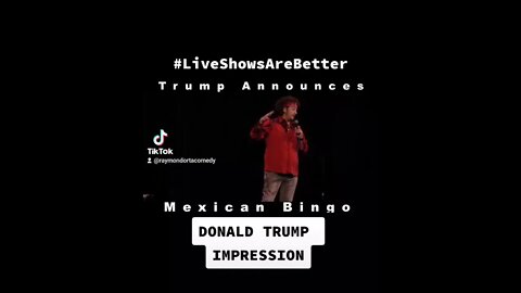 my Impression Of Donald Trump Announcing Chalupa. | STAND-UP COMEDY